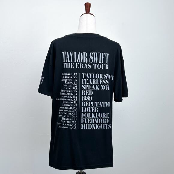 Taylor Swift Official The Eras Tour Merch Crewneck Concert T-Shirt - Picture 2 of 6